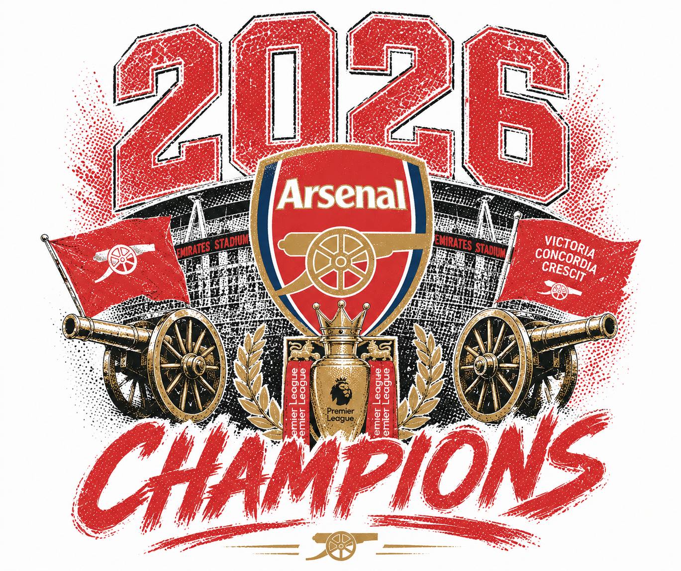 Arsenal Champions Tee